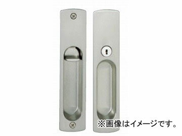 川口技研/KAWAGUCHI アウトセット引戸錠 Btype ニッケル シリンダー錠 左勝手 D360R-U-L-5BD-N Out set sliding door lock nickel