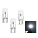 定形外送料無料 T10 LEDバルブ 12V -24V 対応 1SMD 3030 白 ウェッジ LED SMD スーパーホワイト 3個 ランプ 普通車 中型車 ...