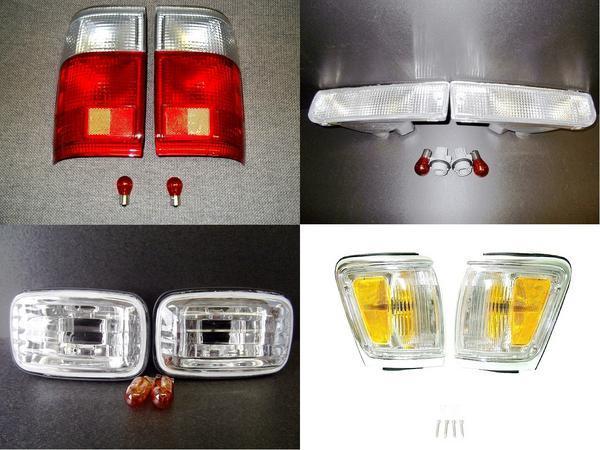 送料無料 ハイラックス サーフ 130系 後期 US コーナーランプ テールライト ウィンカー サイドマーカー SET