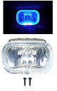 送料無料 汎用 フロント フォグライト ブルーLEDイカリング付 曇りあり お買得!