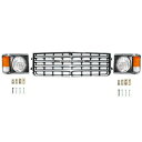 ランクル 60 61 62 グリル ベゼル ヘッドライト コーナー 丸目 SET BJ60V BJ61V HJ60V HJ61V FJ60V FJ61V FJ62V ライト枠 丸灯 丸 ランドクルーザー 丸 リム