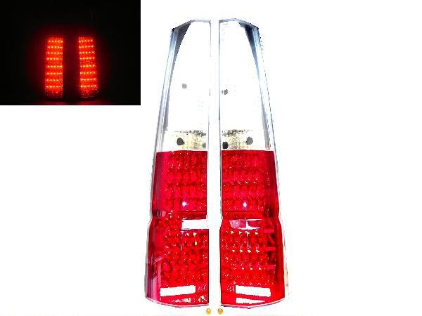 送料無料 ホンダ ステップワゴン 前期用 RF3 RF4 リア LED クリスタル コンビテール ライト 左右セット リフレクター付 ランプ リヤ 赤白