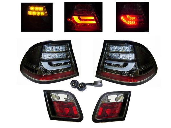 送料無料 BMW E46 前期 99y-03y 3シリーズ クーペ インナー ブラック LED テールランプ 左右 セット リヤ テール リア テールライト