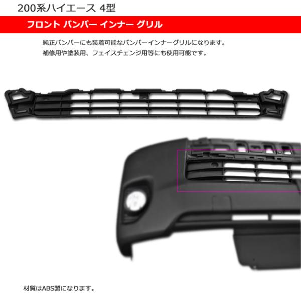 ★S0033 ハイエース 200系 4型 標準 LEDヘッド フロント 7点 セット Ver,2 　オプション ヘッド クリア 　オプションタイプグリル 同梱不可