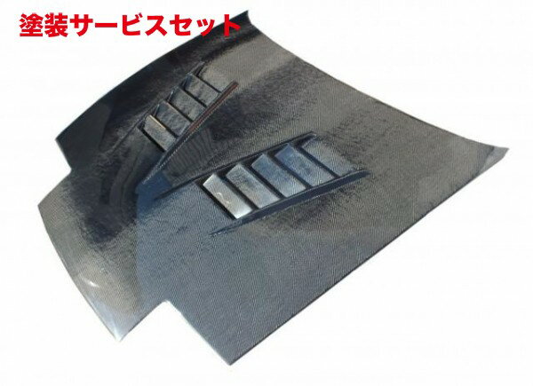 当社塗装品 エアロワークスエアロワークス 180SX ダクト付カーボンボンネット