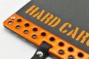 ハードカーゴハードカーゴ HARD CARGO ハイゼットトラック/ジャンボ S500P/S510P マッドフラップ (泥除け) ブラック×オレンジロゴ