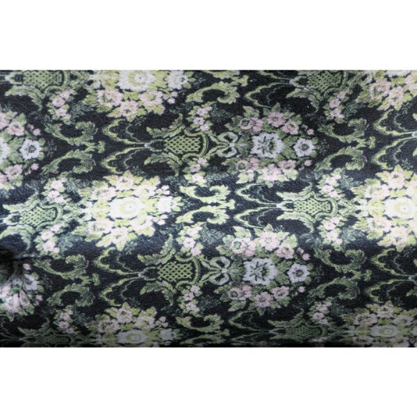 ジェイネクストトラックインテリア カスタム用 内装生地 花柄 ブラック