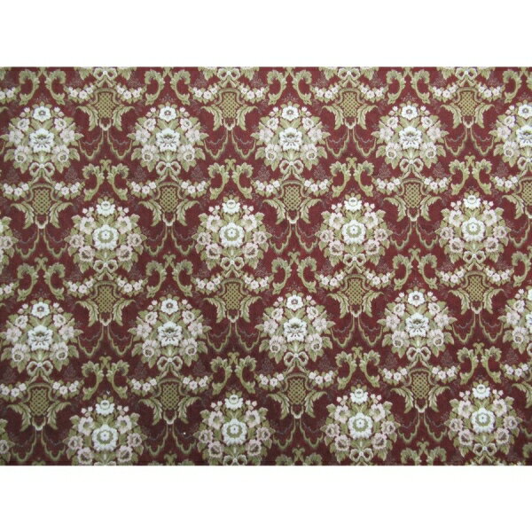 ジェイネクストトラックインテリア カスタム用 内装生地 花柄 レッド