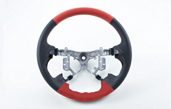 シュピーゲルタント L375S/L385S (H19.12〜H25.09) ステアリング本革巻替キット 上下 黒革 横 黒革 ムーンホワイトステッチ