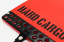 ハードカーゴHARD CARGOムーヴキャンバス LA800S/LA810S マッドフラップ (泥除け) レッド×ブラックアルマイト×ブラックロゴ