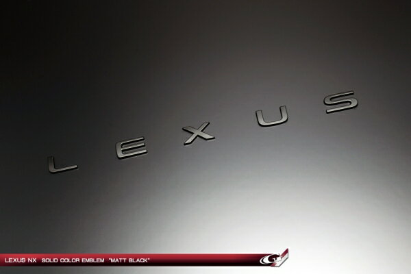 グラージオレクサス RX450h+ AALH16 エンブレム LEXUS マットブラック