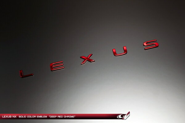 グラージオレクサス RX500h TALH17 エンブレム LEXUS ディープレッド