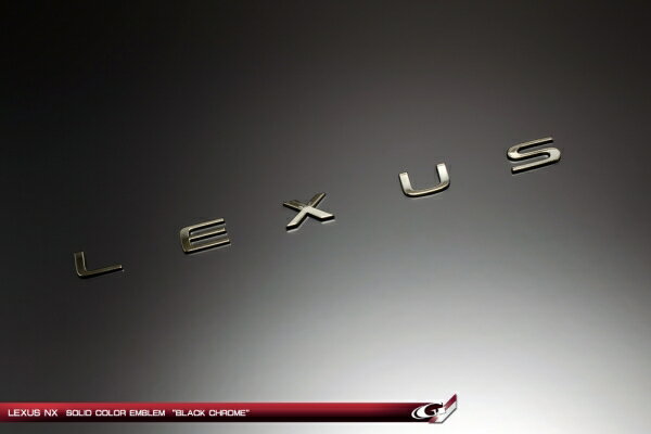 グラージオレクサス IS300/IS350 ASE30/GSE30 エンブレム LEXUS ブラッククローム