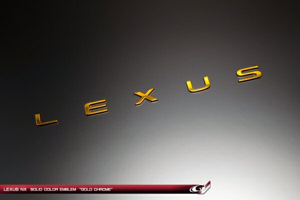 グラージオレクサス LS500 VXFA50 エンブレム LEXUS ゴールドクローム