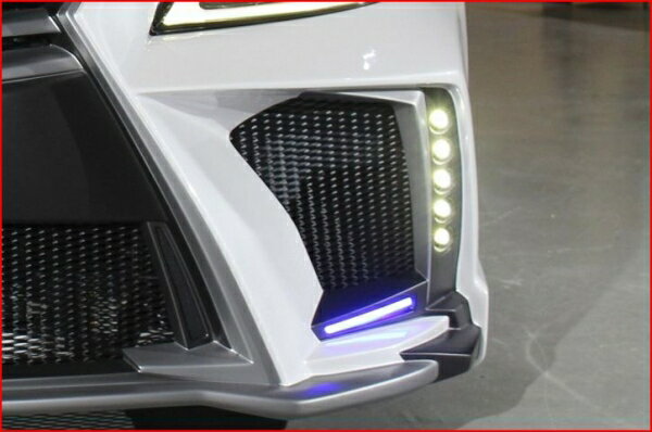 ブラックパールコンプリートLEXUS LS460/600h/L USF/UVF4＃ 後期 JEWELRY LINE DIAMOND SPORT Series LED 専用デイライト（丸型）