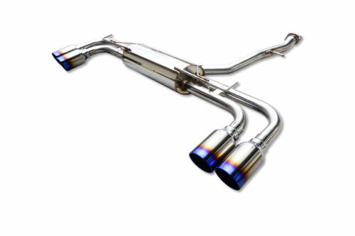 エクスアートLEXUS RX500h 5AA-TALH17 T24A-FTS ONEマフラー TRD製リアディフューザー用(出口円型形状)グラファイトメタリックテール