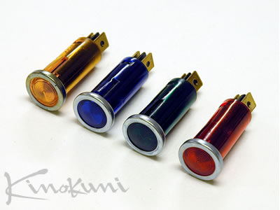 キノクニグレイストン パイロットランプ (GE333R パイロットランプ (17/12φ×L40mm 12V/1.5w)