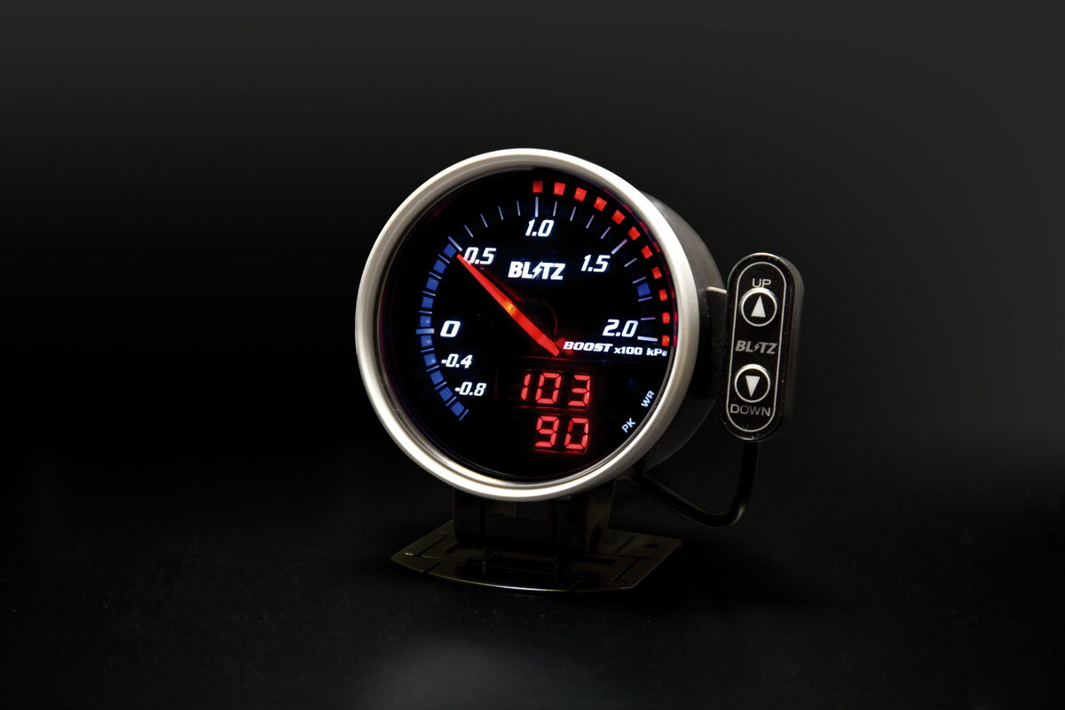 ブリッツFLD ブーストメーター E/G油温タイプ センサー付