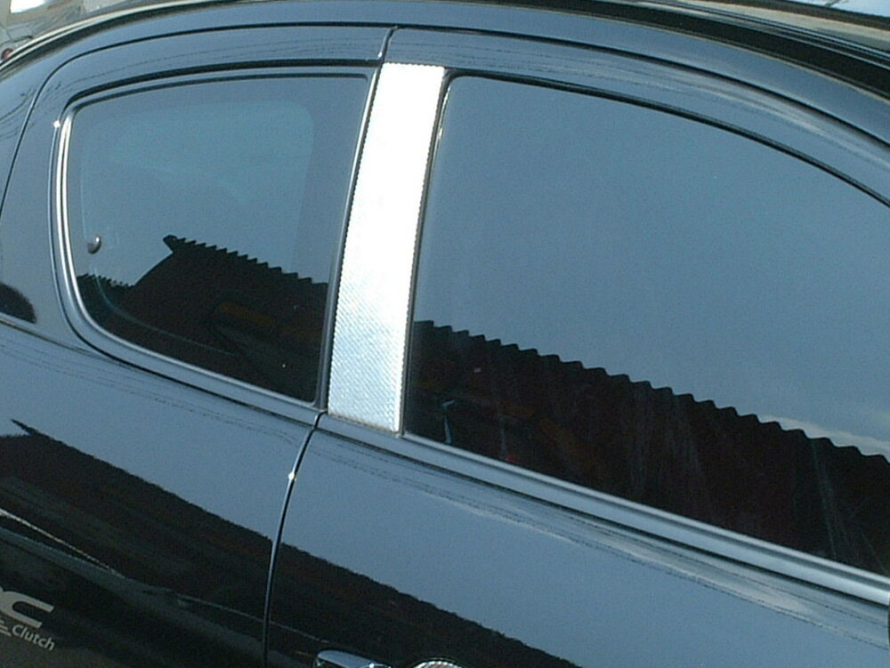 当社塗装品 アールエスダブリューRX-8 (2003.04-) RSW センターピラーパネル 平織ブラックカーボン UVカット クリア塗装仕上げ