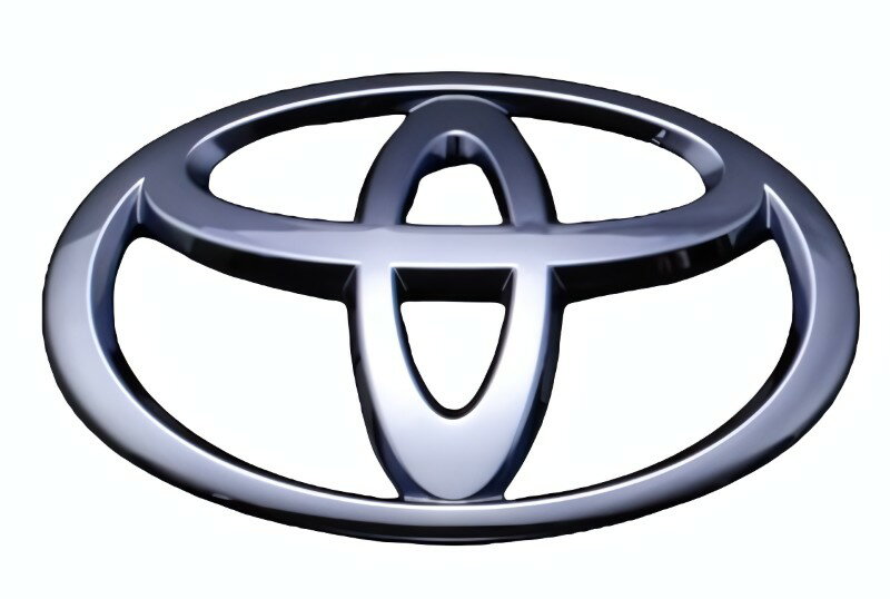 グラージオトヨタマーク 86 ZN6 (2012/04〜2016/07) ソリッドカラーエンブレム 前後Tマーク2点セット オパールクローム