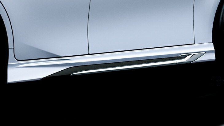 モデリスタMIRAI JPD20 サイドスカート 塗装済 プレシャスブラックパール【個人宅発送不可】(2)