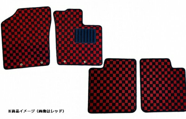 シュピーゲルジムニー JB64W (H30.07-) AT車 フロアマット チェック柄 ブラウン