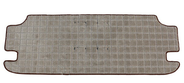 レガンスハイエース 200系 3型 ワイド 架装専 ラゲッジマット ワッフル地 ブラック フチオレンジ