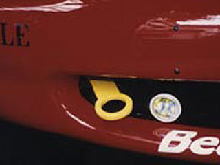 レイル / ビートラッシュレイル(LAILE) ロードスター NB6/8C けん引フック フロント用 イエロー