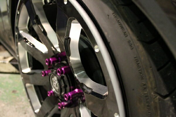 ボディラインボディライン ホイールガード レッド