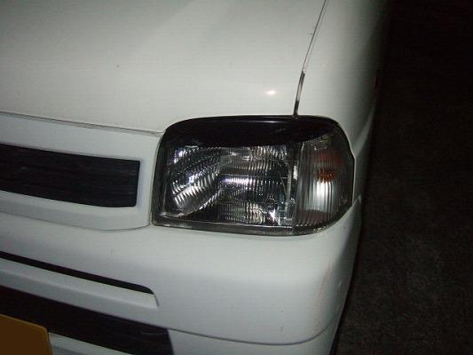 シルキーシャークプロジェクトハイゼット S200V系 アイライン Type1 FRP製 純正色塗装済 (カラー名/カラー番号ご指定下さい)