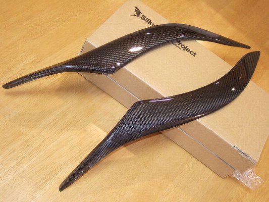 シルキーシャークプロジェクトBMW Z4 E89 アイライン タイプ1 ブラックカーボン 綾織り
