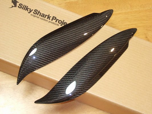 シルキーシャークプロジェクトKei HN22S系 後期 アイライン ブラックカーボン 綾織り