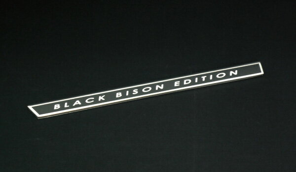 WALD EMBLEM Black Bison PLATE EMBLEM (SIZE 10160mm )(C)