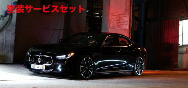 カラー番号をご指定下さい Maserati Ghibli | サイドステップ【ヴァルド】MASERATI GHIBLI (2013～) SPORTS LINE BLACK BISON EDITION サイドステップ