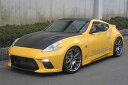 フジムラオートフェアレディZ Z34 エアロボンネット FRP製 (黒ゲルコート)