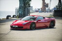 エイムゲインFERRARI 458 Itaria フルキット ( 4セット ) ツヤ有りクリア/綾織