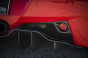 エイムゲインFERRARI 458 Itaria バックフォグカバー (交換タイプ/丸型フォグ付属) ツヤ有りクリア/平織