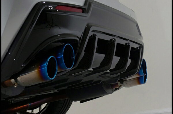 トムスLEXUS RC F USC10 (2014/9-2019/4) リアバンパーディフューザー 塗装済 ヒートブルーコントラス..