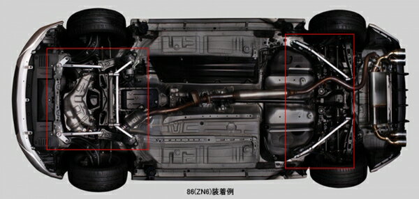 マークX | フロアサポート / メンバーサポート【トムス】マークX GRX120/121 エンジン:GR-FSE 2WDのみ メンバーブレース フロント用