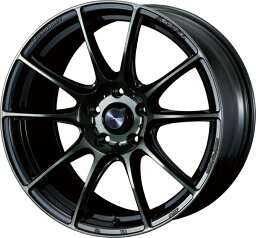 ウェッズ アルミホイール【ウェッズ】Weds Sport ウェッズスポーツ SA25R FACE R 18インチ リム幅9.5J インセット+12 5穴 PCD114.3 WBC (ウォースブラッククリアー) ホイール 1本