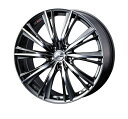 ウェッズLEONIS レオニス WX 18インチ リム幅8.0J インセット+42 5穴 PCD114.3 BMCMC (ブラックメタルコート ミラーカット) ...