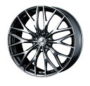 ウェッズLEONIS レオニス MX 17インチ リム幅7.0J インセット+42 5穴 PCD114.3 BMCMC (ブラックメタルコート ミラーカット) ...