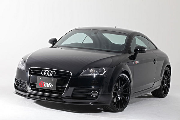 Audi TT 8J フロントハーフ【ガレージベリー】AUDI アウディ TT 8J クーペ 後期 (2010～) フロントリップスポイラー ウレタン製