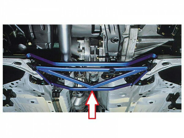 クスコクスコ CUSCO ボディ補強パーツ ロアアームバー Ver.2 561 477 A ミツビシ ランサーエボリューション 5 CP9A フロント