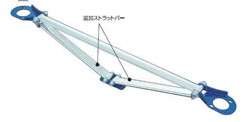 クスコランサーエボ 7-9 CT9A リア ストラットバー TypeOS-T