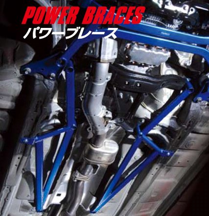 クスコレガシィ ツーリングワゴン BP5 パワーブレース フロアーフロント サイド