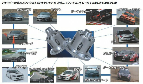 SJ フォレスター | LSD【クスコ】フォレスター SJ5 (12.11～) 6MT/CVT リア LSD 標準デフ オープンデフ TYPE-RS Spec-F 1.5&2WAY 1.5WAY