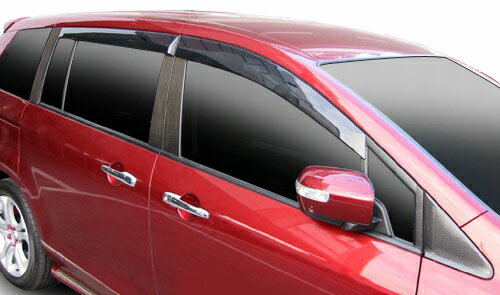 ハセプロマジカルカーボンシート マツダ MPV(LY3P) バイザーカットタイプ ガンメタ