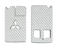 ハセプロマジカルカーボンシート 三菱 スマートエントリーキー用 ガンメタ