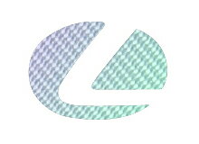 ハセプロマジカルカーボンシート レクサス IS フロントエンブレム(プリクラッシュセーフティシステム搭載車を除く) アンドロメダ